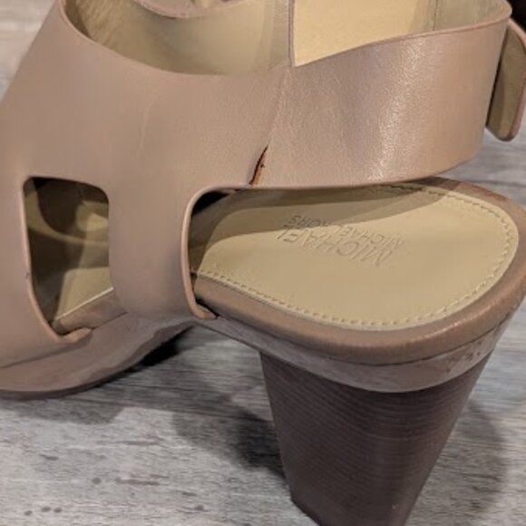 Michael Kors Carla leather platform sandal – Size 8 - Picture 3 of 9